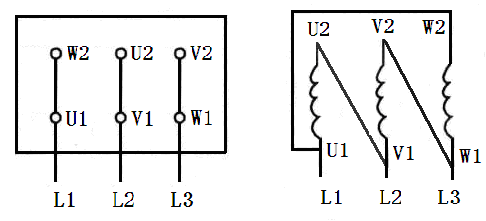 三相異步電動機三角形接法